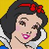 Créez vos petites princesses Disney avec les perles Hama blanche-neige-disney-perles-hama-grille-gratuite