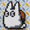 Totoro, Chihiro, Kiki et ses amis totoro-perles-a-repasser-hama-mihazaki
