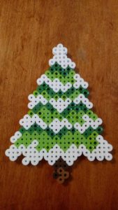 Sapin noel perles repasser hama