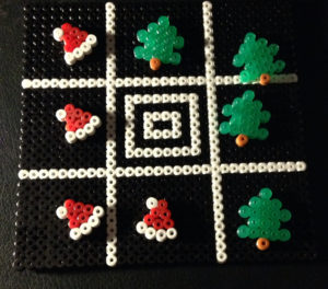 Morpions noel sapin perler beads perles a repasser hama