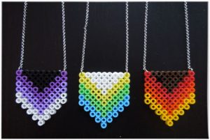 Collier perles hama beads midi