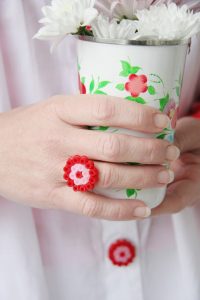 Bague hama perles beads diy