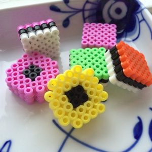 Bonbons reglisse dinette hama perles diy
