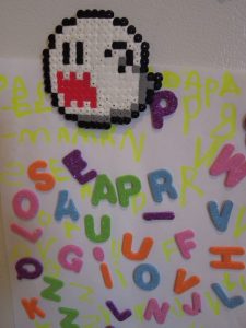 Hama fantome perles mario bros magnets