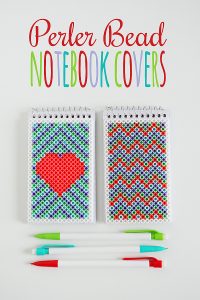 Perler bead notebook hama perles bloc note