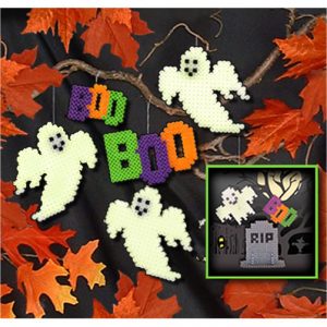 Fantomes boo halloween perles hama