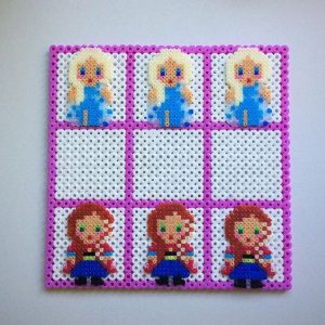 Jeu morpions reinedesneiges perles repasser hama