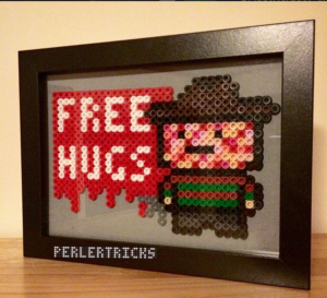Free hugs freddy kruger halloween hama perles repasser