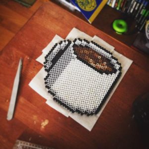 Cafe dinette perles a repasser hama