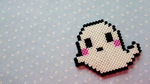 fantôme_kawaii_perles_hama_modèle