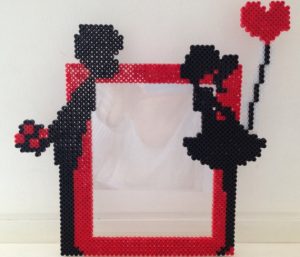 Perles repasser hama couple amour saint valentin