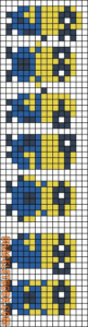 Bracelet minion hama perles repasser