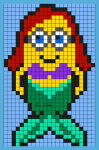 Minion sirene perles hama repasser moi moche mechant