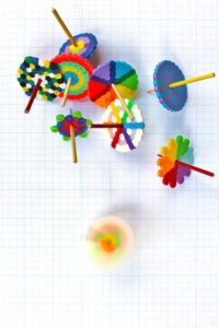 Toupie perles hama repasser jeu enfant diy