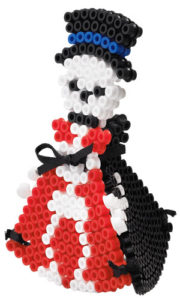 Squelette hama halloween perles repasser modeles