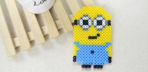 Minion cute hama perles repasser