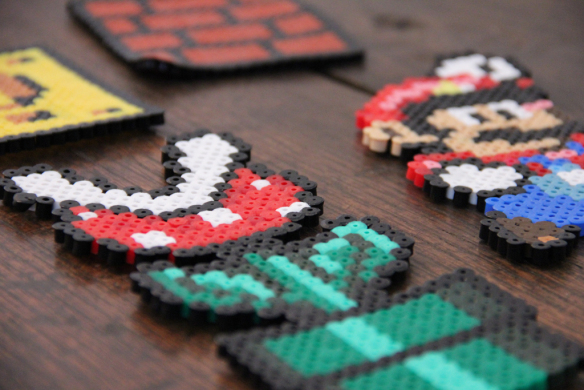 Perles hama mario bros repasser