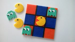 Pacman jeux perles hama repasser