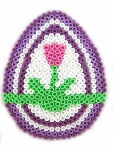 Perles hama repasser paques easter oeufs