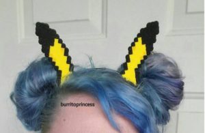 Oreilles pikachu pokemon perles repasser hama