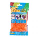 Hama - 207-38 - Midi Sachet 1000 Perles - Orange Néon