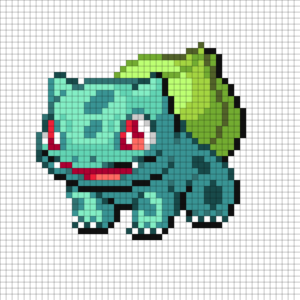 Pokemon hama perles repasser bulbasaur