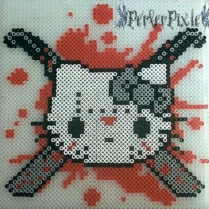 Jason hello kitty by perlerpixie perles hama repasser