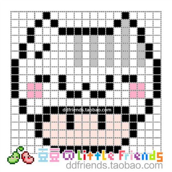 Champignon mario chat perles hama repasser