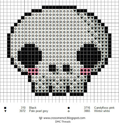 Tete mort halloween hama perles repasser