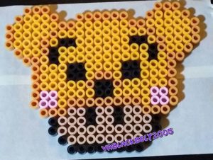 Champignon mario winnie ourson perles hama repasser