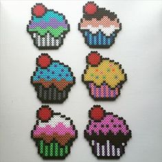 Cupcake dinette perles a repasser hama