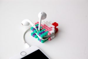 Cupcake perles hama repasser attache cordon