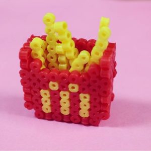 Frites macdonald perles hama repasser