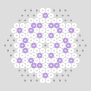 Flocons noel perles a repasser hama hiver 3
