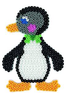 Pingouin hiver perles a repasser hama