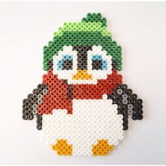 Pingouin perles a repasser hama hiver