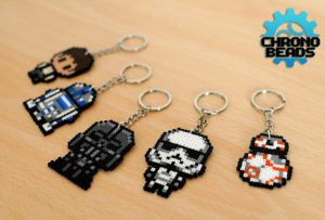 Porteclefs starwars r2d2 perles a repasser hama