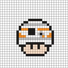 Starwars mario champignon perles hama repasser