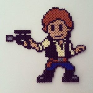 Han solo starwars perles a repasse hama