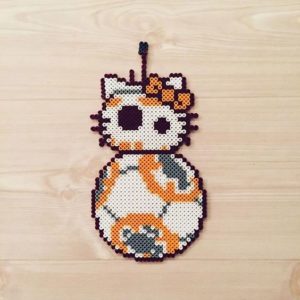 Hello kitty bb8 starwars perles a repasser hama