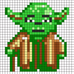 Maitre yoda starwars perles a repasser hama