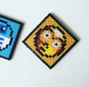 Sous verre starwars perles a repasser c3p0 hama