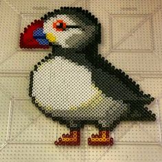 Macareux perles a repasser hama oiseaux