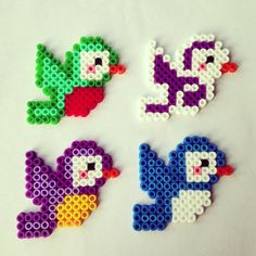 Oiseaux perles hama a repasser