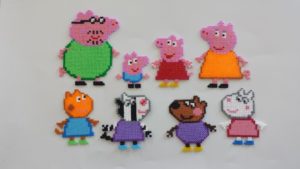 Magnets perles a repasser peppa pig hama