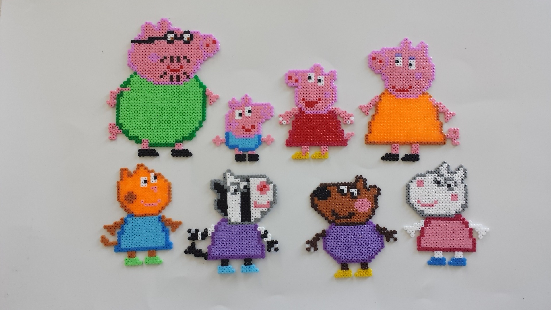 Magnets perles a repasser peppa pig hama