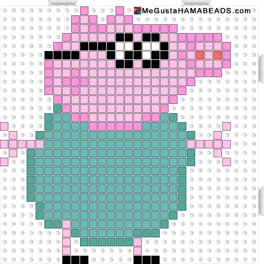 Papa pig peppa perles a repasser hama