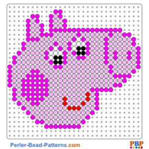 Peppa pig modele perles a repasser hama