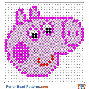 Peppa pig modele perles a repasser hama