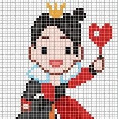 Reine alice pays merveilles disney perles a repasser hama
